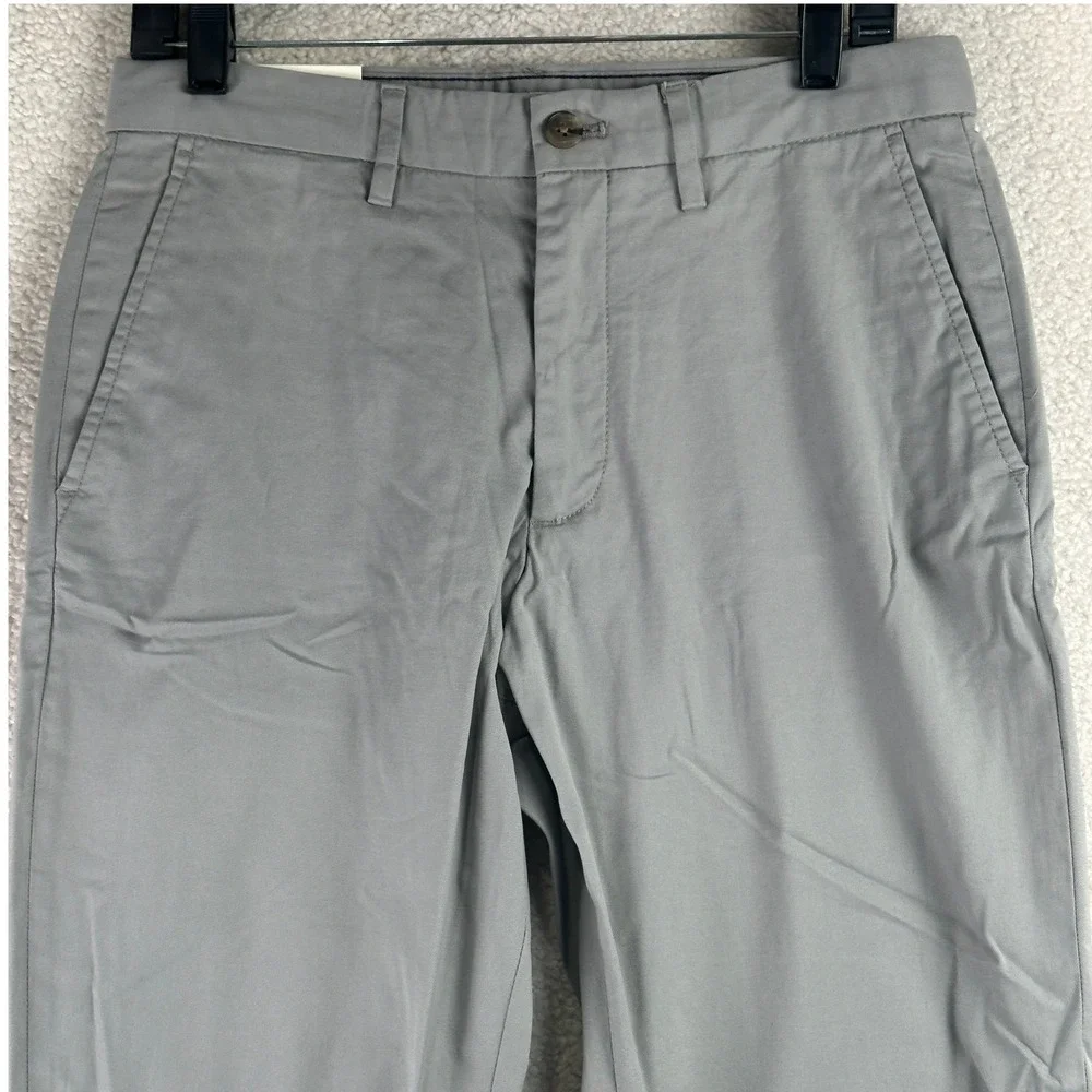 Banana Republic Lived-In Athletic Chino Mens 30x30 Grey Business Casual Classic
